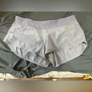 Lululemon High Rise Speed Ups, pastel blue